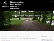 Tablet Screenshot of en.mikuszewo.org